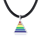 LGBTQ  Triangle Necklace